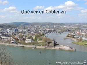 Vista panorámica de Coblenza