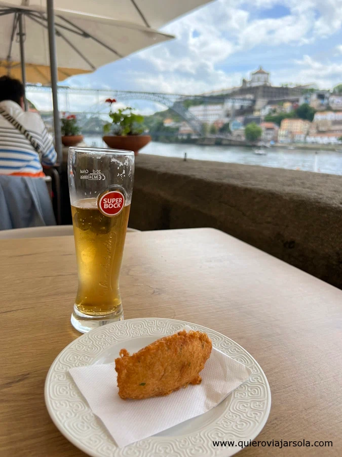 Mi aperitivo en la zona del río