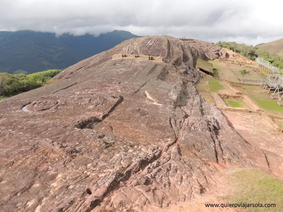 La Roca Tallada del Fuerte desde el mirador