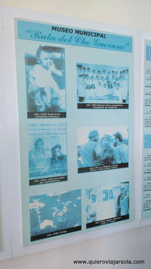 Carteles sobre la vida del Che