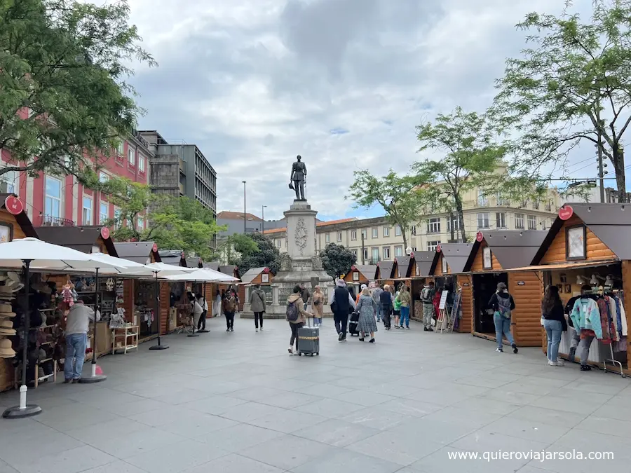 Puestos en la plaza de Batalla