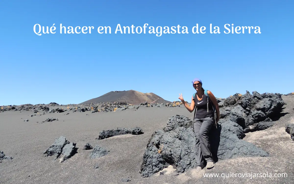 Yo de camino a uno de los volcanes que rodean Antofagasta de la Sierra