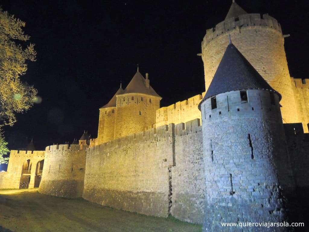 Que hacer en Carcassonne, ciudadela iluminada