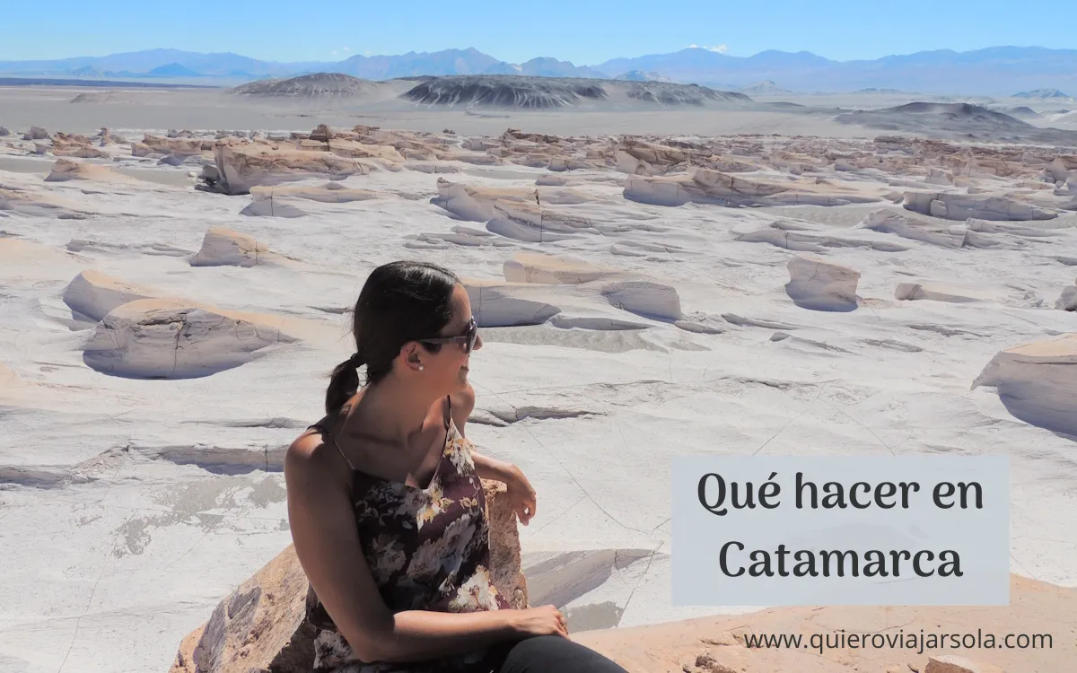 Yo en el campo de piedra pómez de Antofagasta de la Sierra en Catamarca