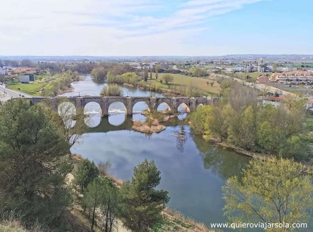Senda de los Cortados del Pisuerga, puente de Cabezon de Pisuerga