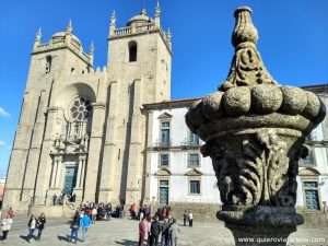 Fachada de la Catedral de Oporto