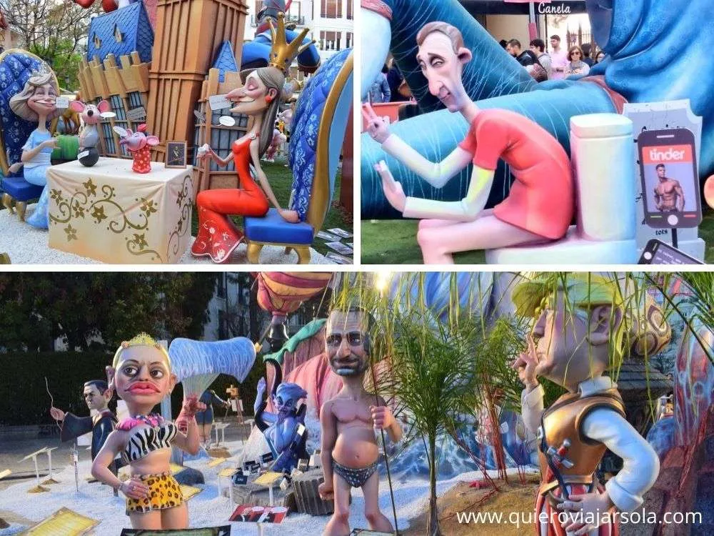 Visitar las Fallas de Valencia, ninots