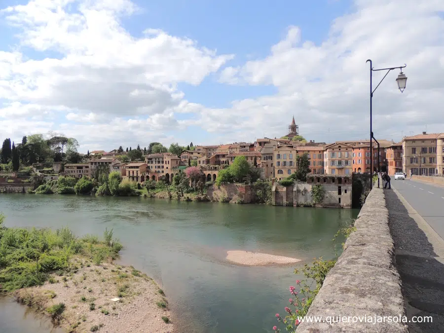 Vista del barrio desde el puente