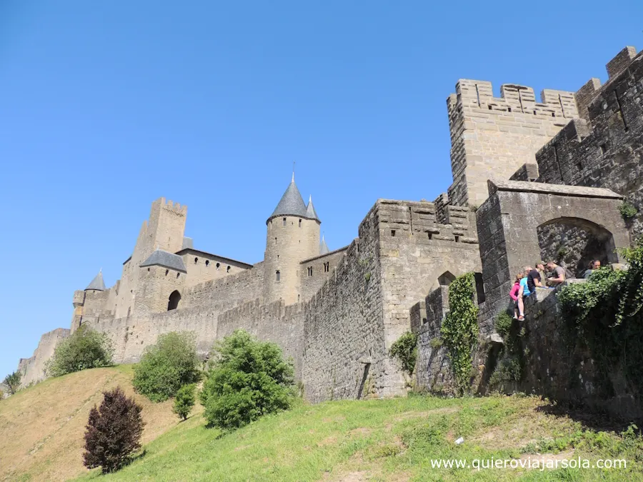 Vista de las murallas desde la puerta
