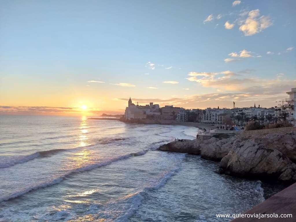 Que hacer en Sitges, atardecer