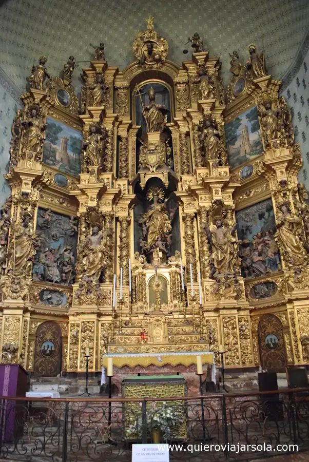 Altar mayor de la iglesia