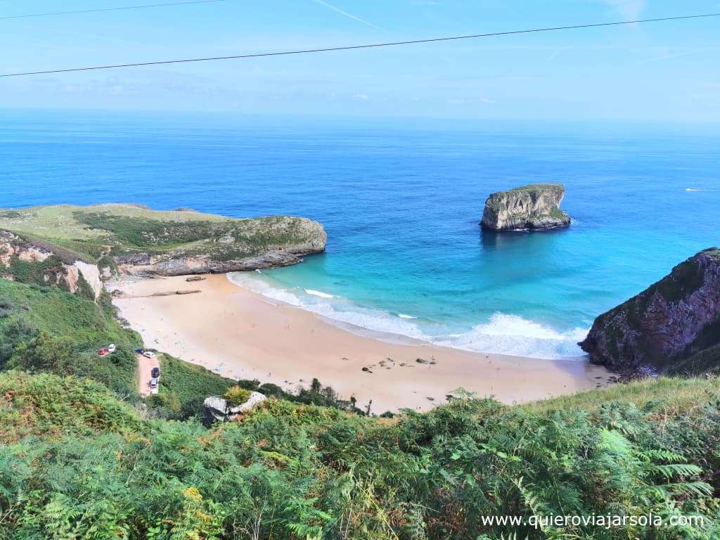 Costa Oriental de Asturias, playa de Ballota