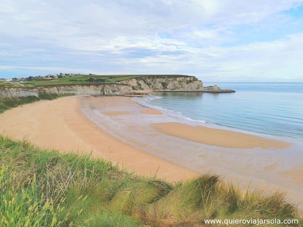 Playas de Cantabria, playa de Langre