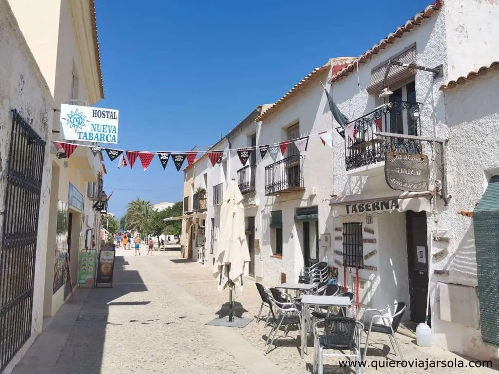 Cómo llegar a Tabarca, calle