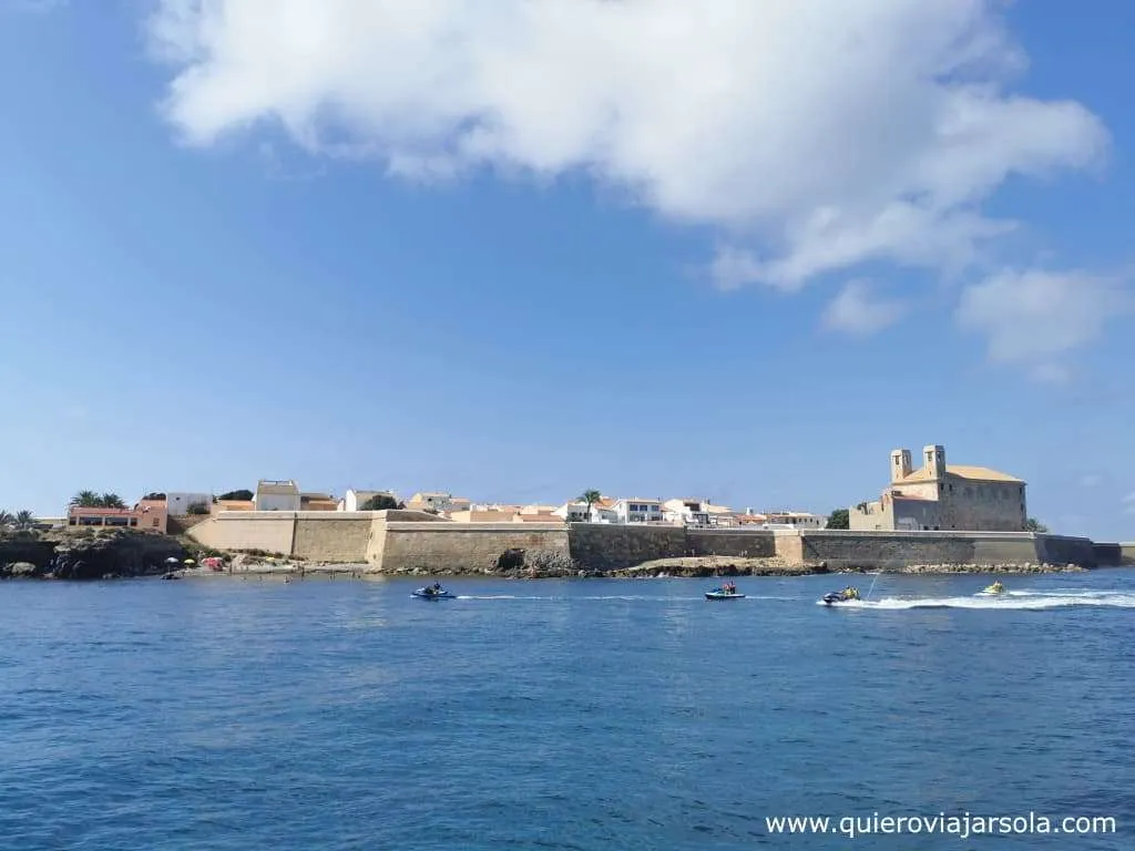 Cómo llegar a Tabarca, vista isla