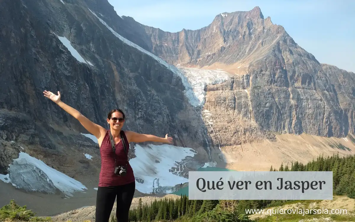 Yo en el Monte Edith Cavell