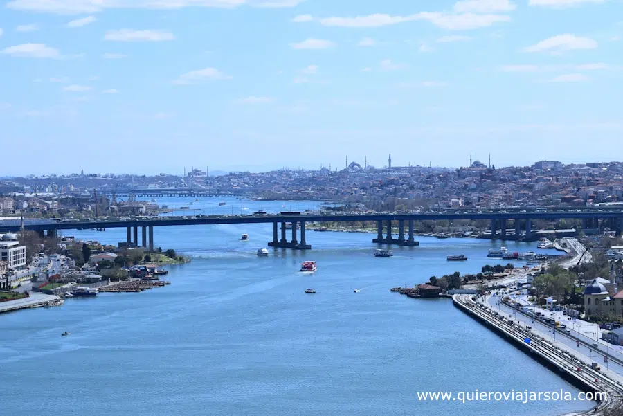 Vista del cuerno de Oro