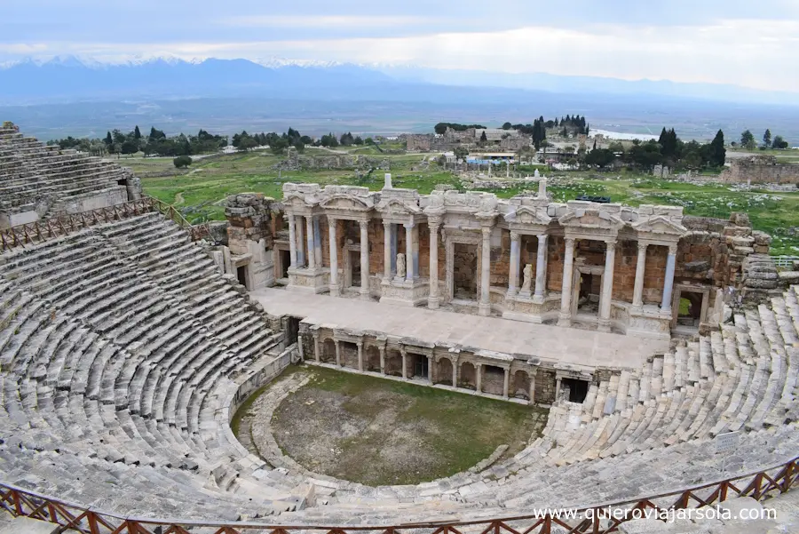 Vista del teatro desde la parte superior