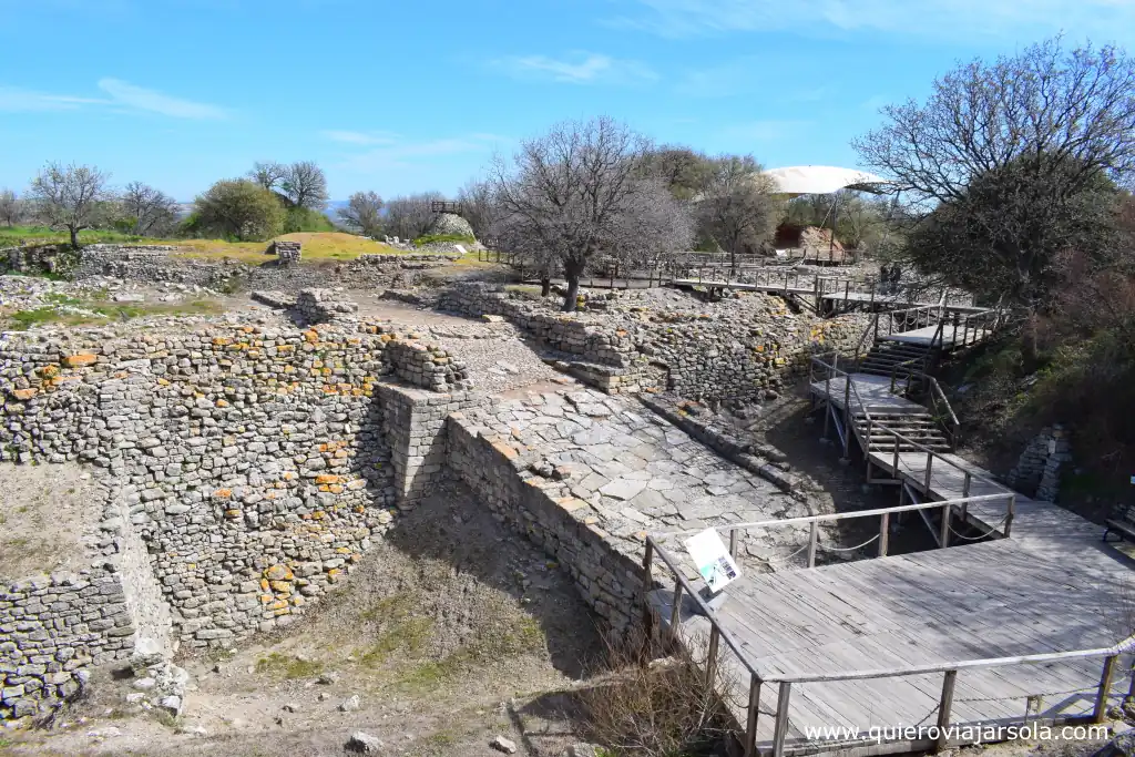 Çanakkale y ruinas de Troya, sitio arqueológico de Troya