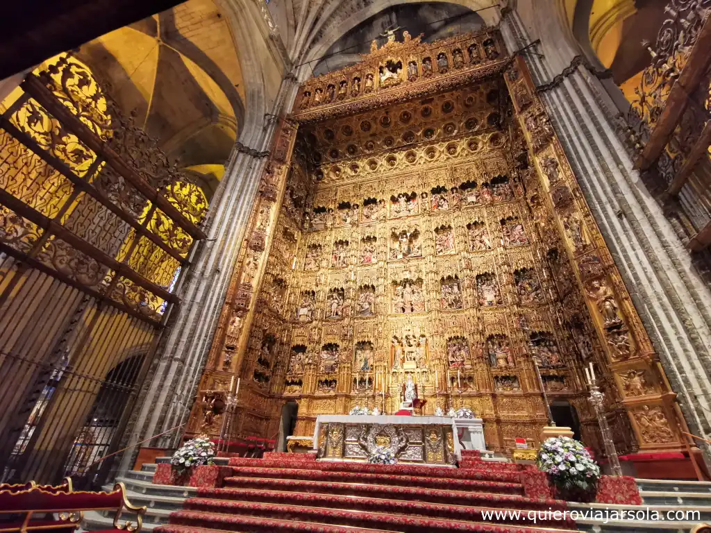 La Giralda y la Catedral de Sevilla, Retablo Mayor