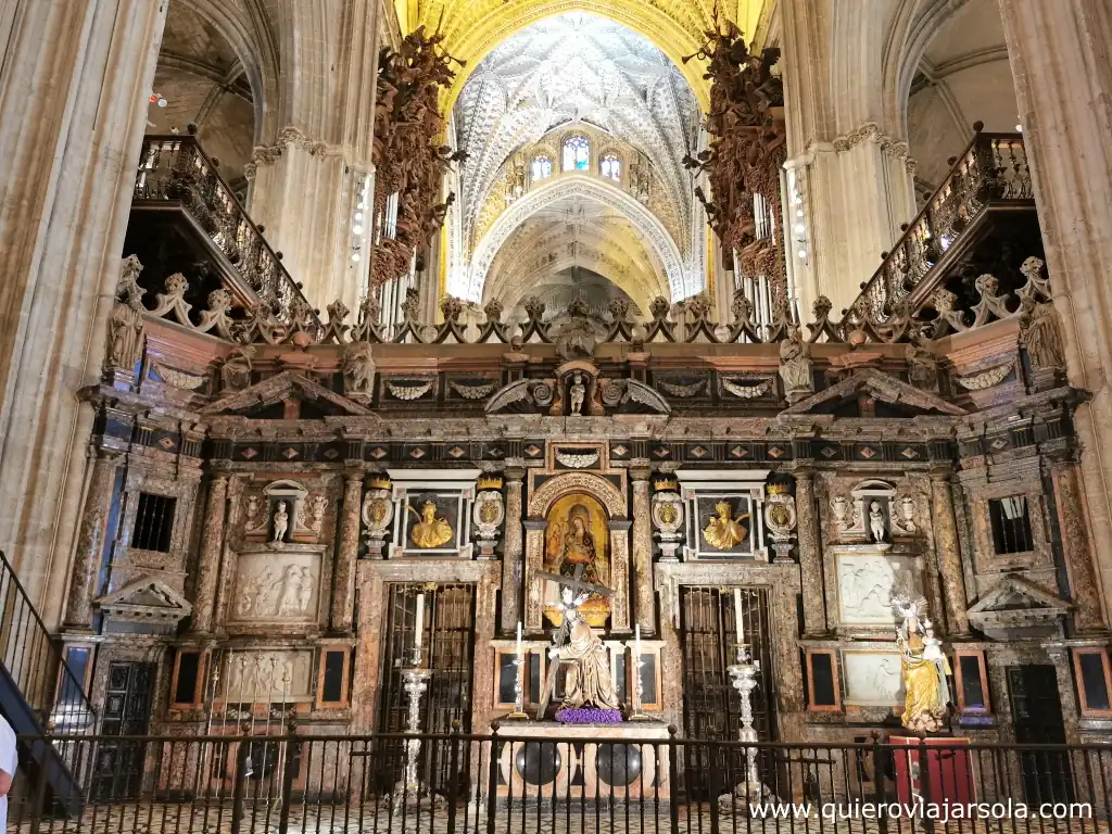 La Giralda y la Catedral de Sevilla, trascoro