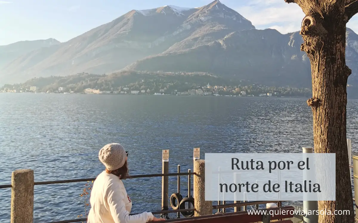 Yo contemplando el lago di Como