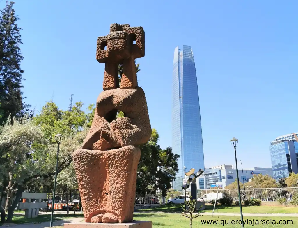 Lugares para visitar en Santiago de Chile, parque de las Esculturas