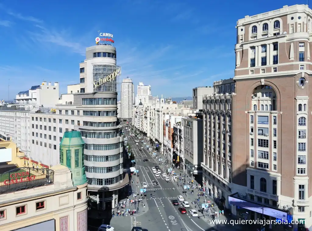 Qué hacer en Madrid un fin de semana, Gran Vía