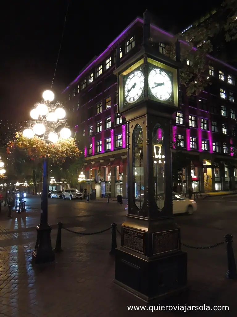 Qué hacer en Vancouver, Steam Clock