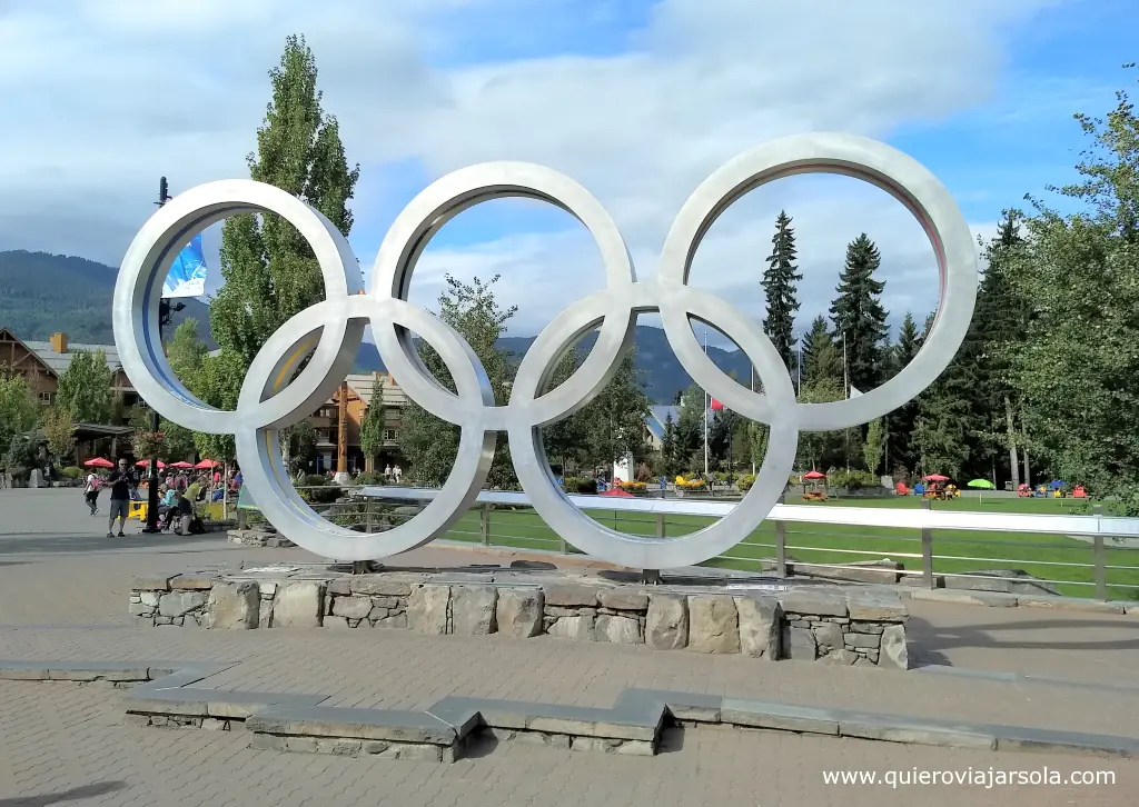 Qué hacer en Whistler, anillos olimpicos