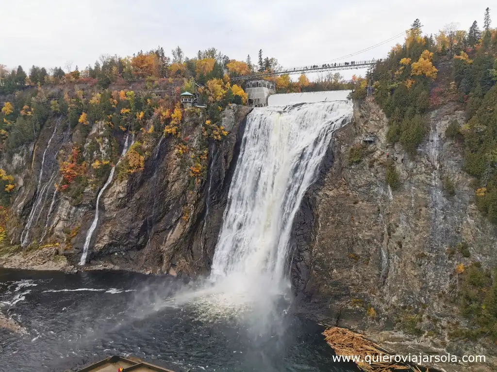 Qué hacer en Quebec, cascadas de Montmorency
