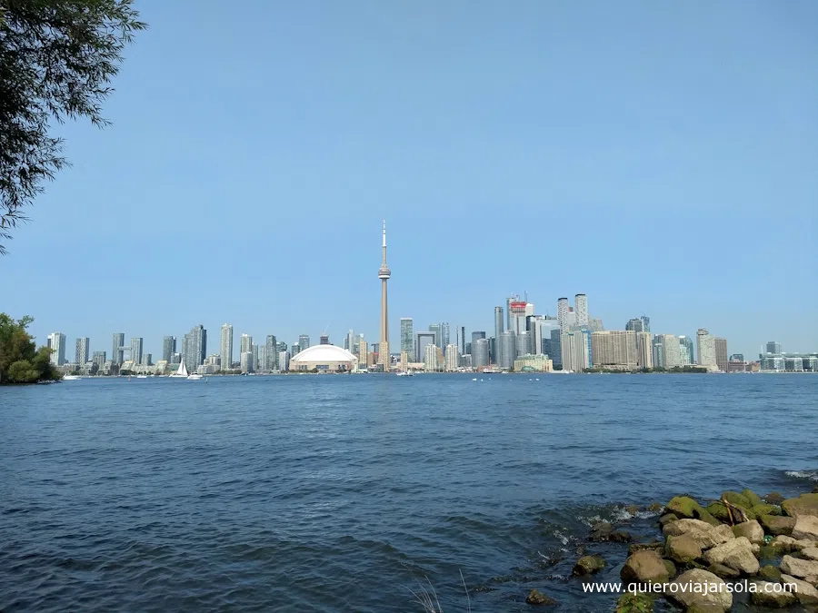 Vista de Toronto desde las islas