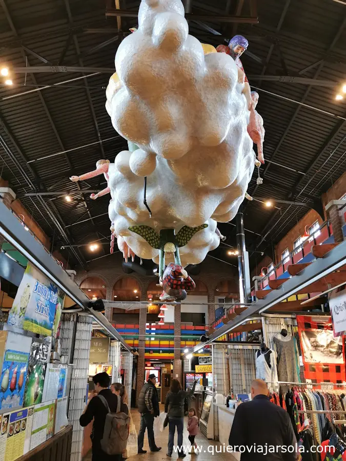 Interior del mercado
