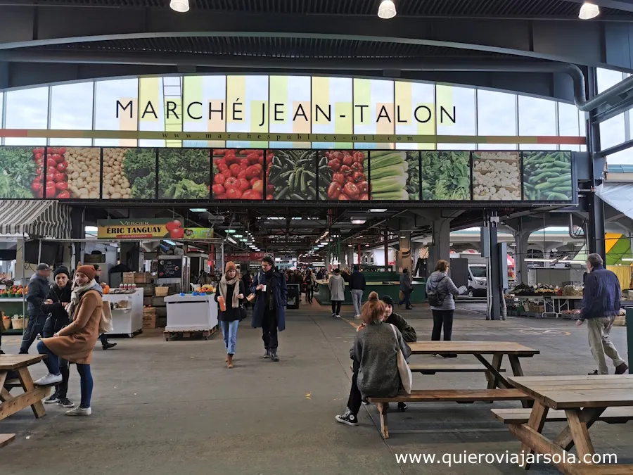 Interior del mercado