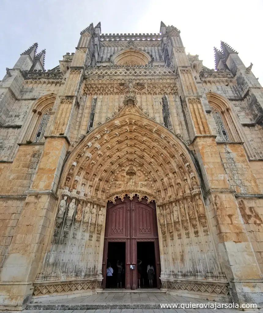 Monasterio de Batalha, portada