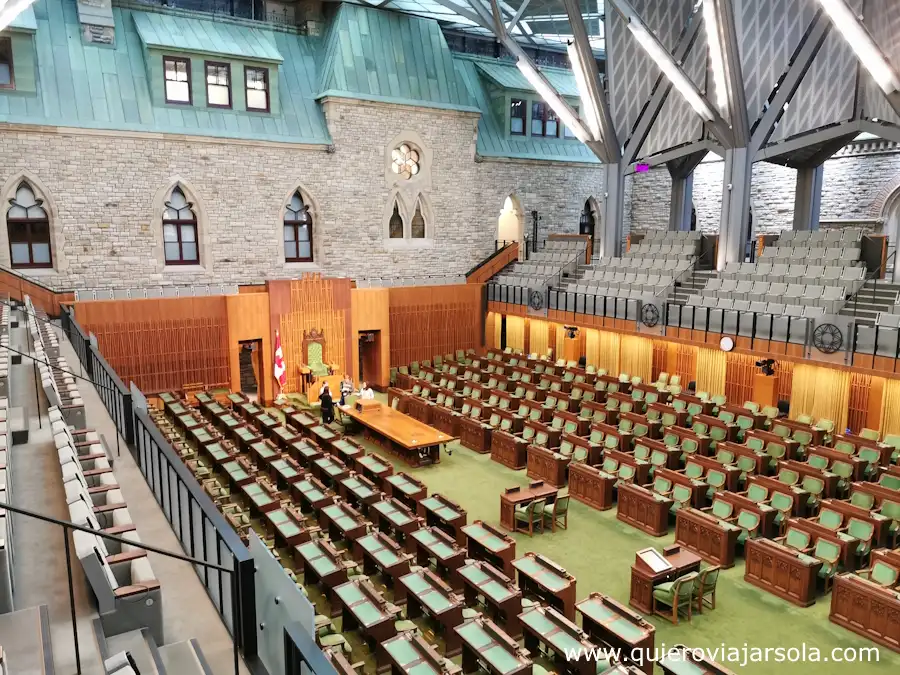 Interior del Parlamento