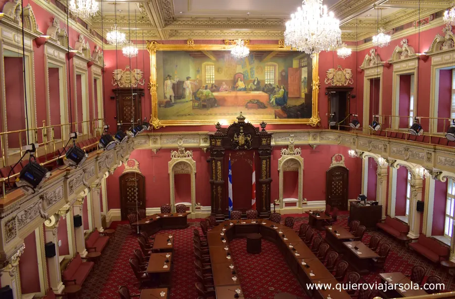 Interior de la Sala Roja
