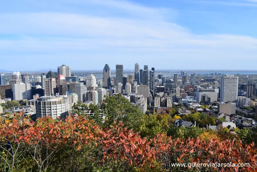 Montreal visto desde el Mont Royal