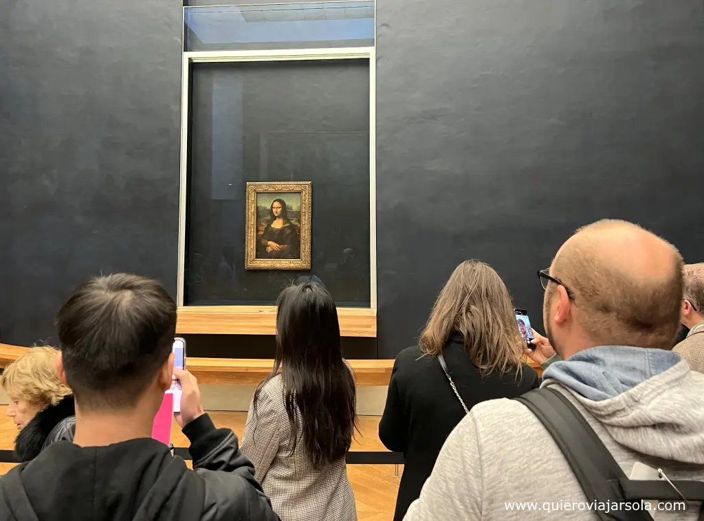 Visitar el Louvre de París, La Gioconda