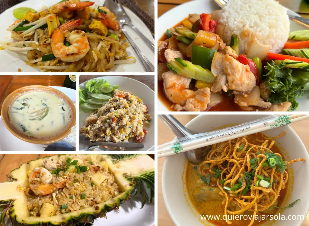 Viajar sola a Tailandia, gastronomía