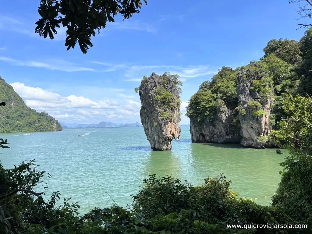 Viajar sola a Tailandia, isla de James Bond