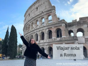 Viajar sola a Roma