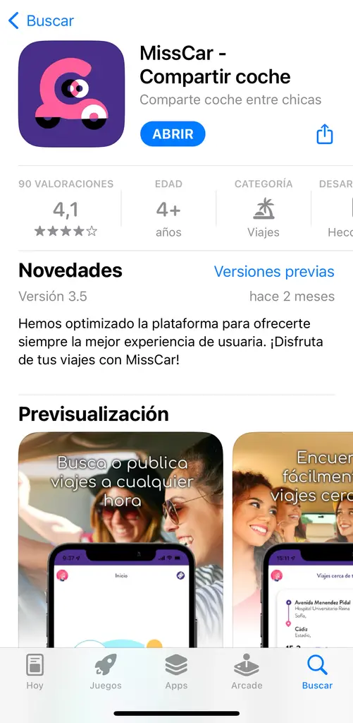 Misscar, Apple Store
