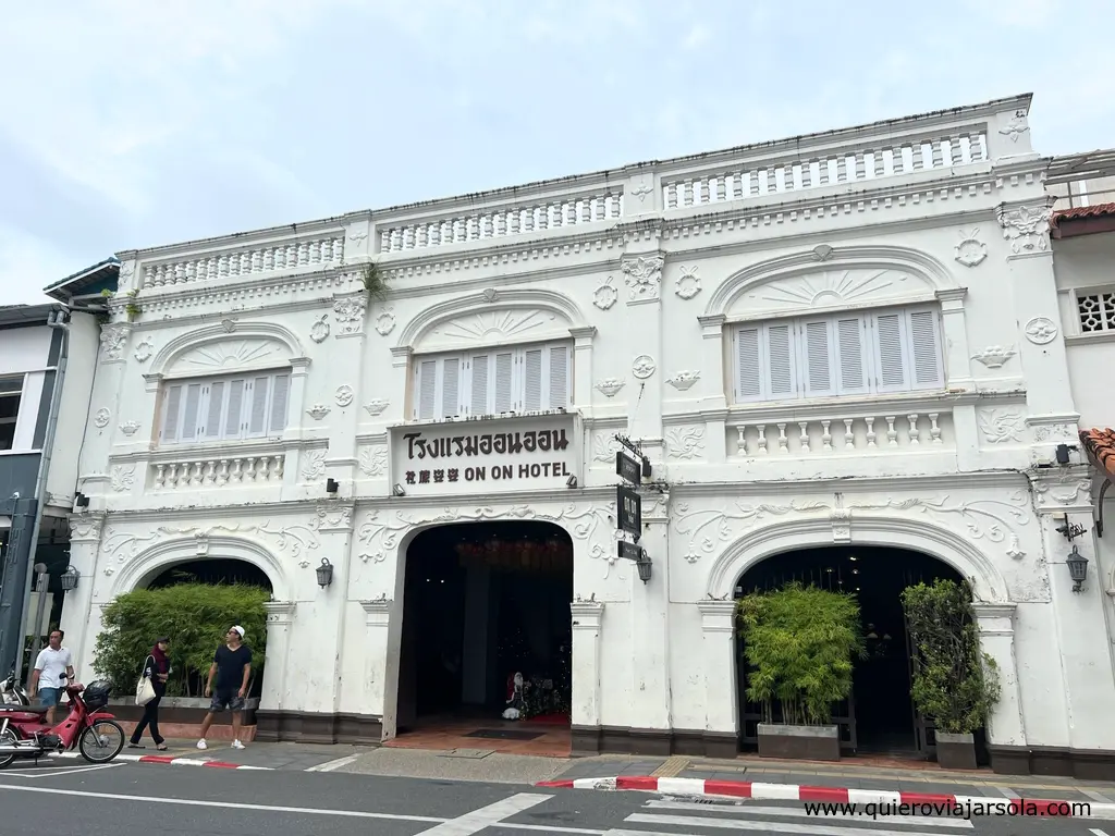 Que ver en Old Phuket Town, On On Hotel