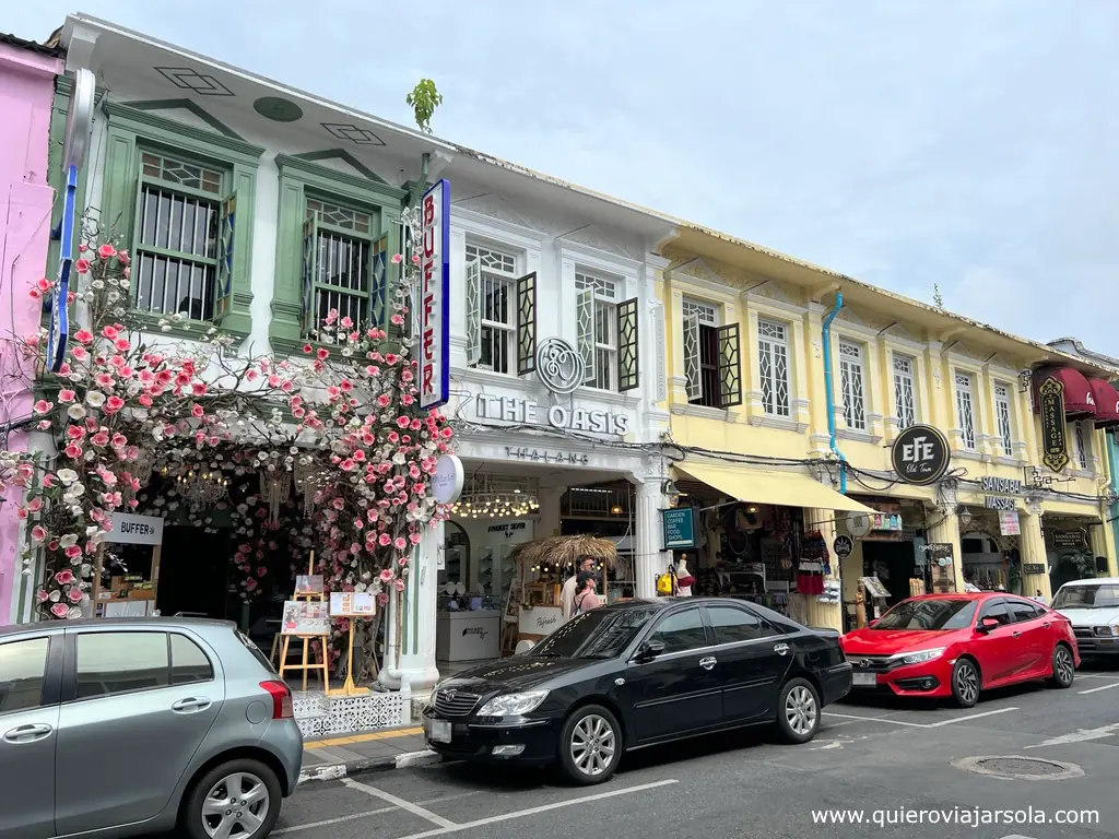 Que ver en Old Phuket Town, arquitectura sino portuguesa