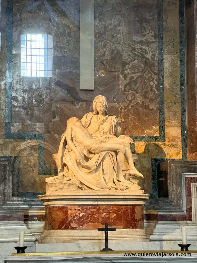 Que ver en el Vaticano, Piedad de Miguel Ángel