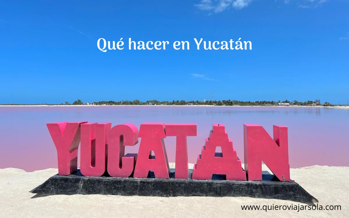 Letras de Yucatán en Las Coloradas