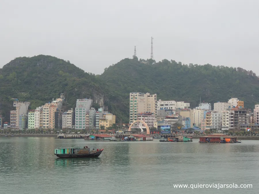 La ciudad vista desde el mar