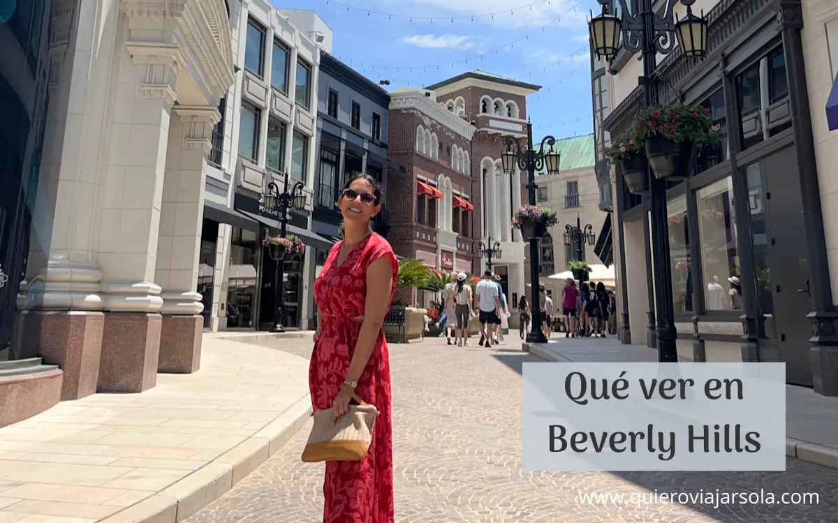 Yo en el Golden Triangle de Beverly Hills