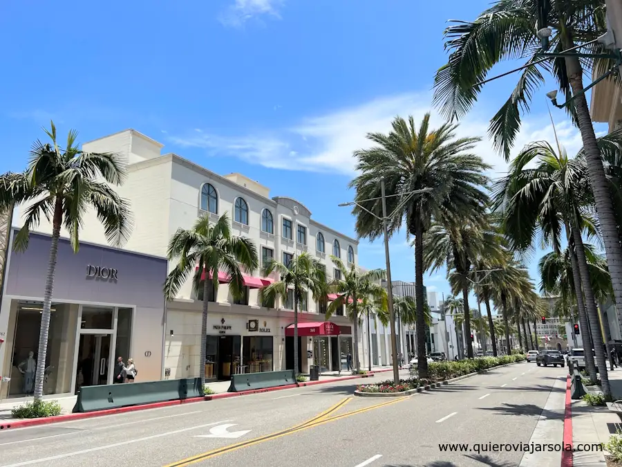 Tiendas de lujo en Rodeo Drive
